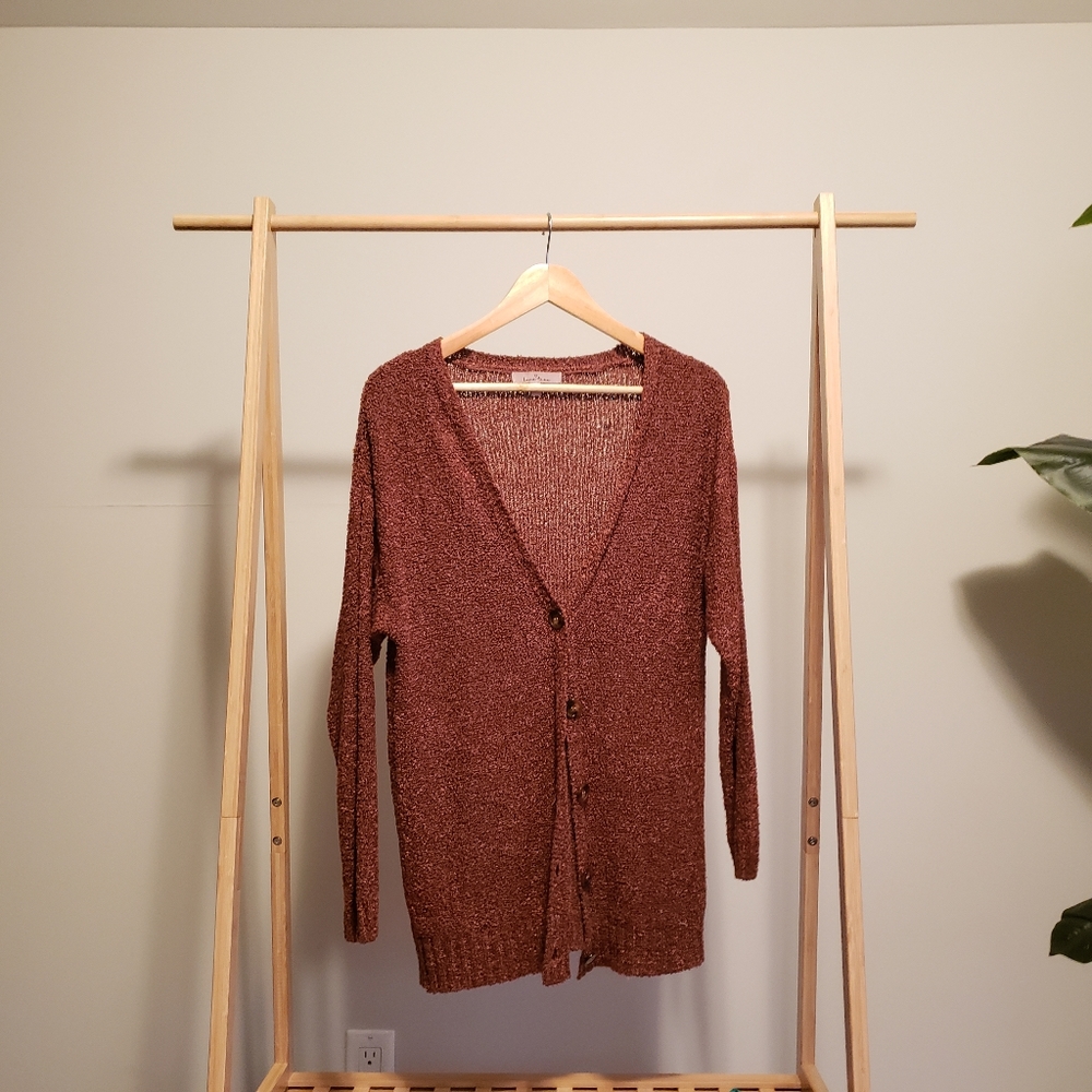 Burnt Red Cardigan